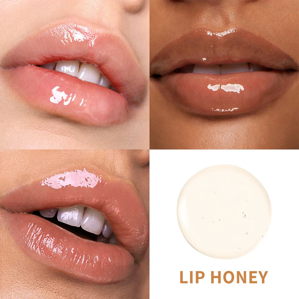 Honey Chocolate Lip Glaze and Moisturizing Lip Gloss Set - 12