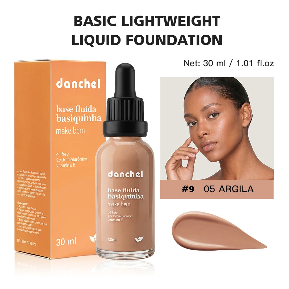 Basic Liquid Foundation Matte Face Makeup Base - 24