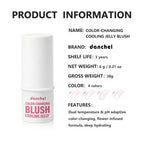 Color Changing Jelly Blush Stick pH Adaptive Cheek and Lip Tint
