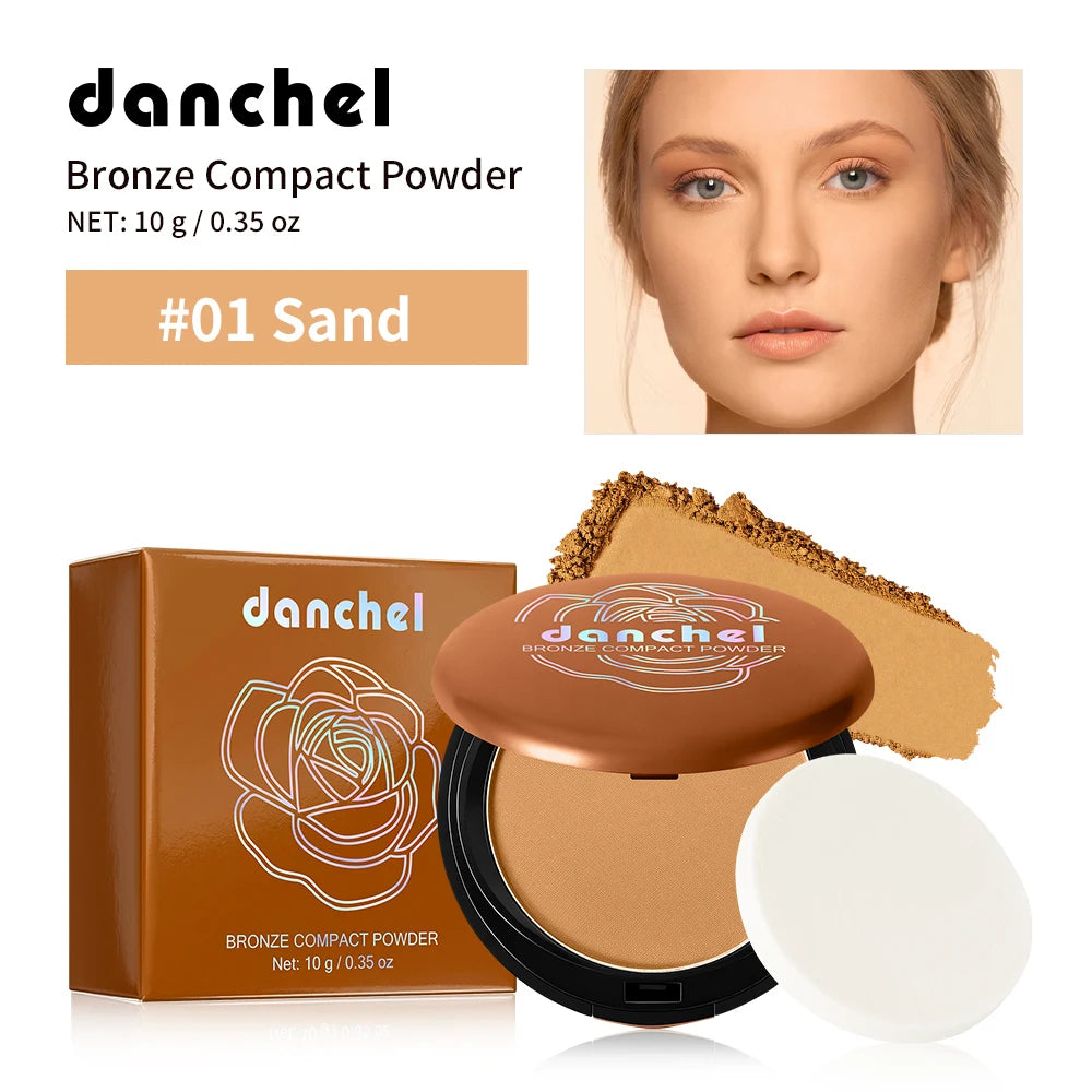 Matte Bronze Pressed Powder Contour and Setting Face Powder