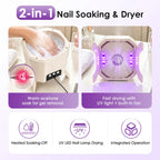 2 in 1 Nail Dryer and Electric Gel Polish Remover Manicure Bowl