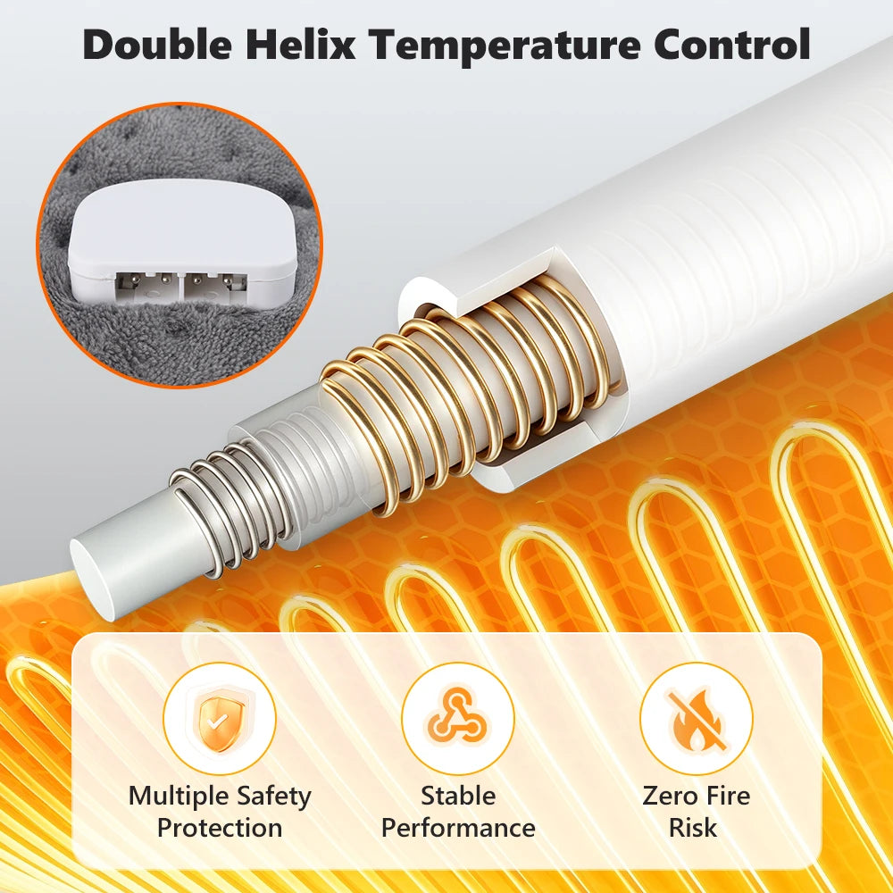 Electric Heating Pad and Thermal Warming Mat for Back Pain Relief