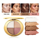 Highlighting Eye and Cheek Palette Shimmer Face Makeup Bronzer