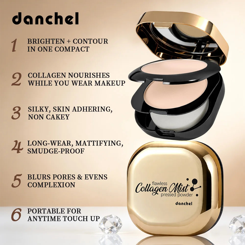 Pressed Powder Oil Control Face Setting Powder