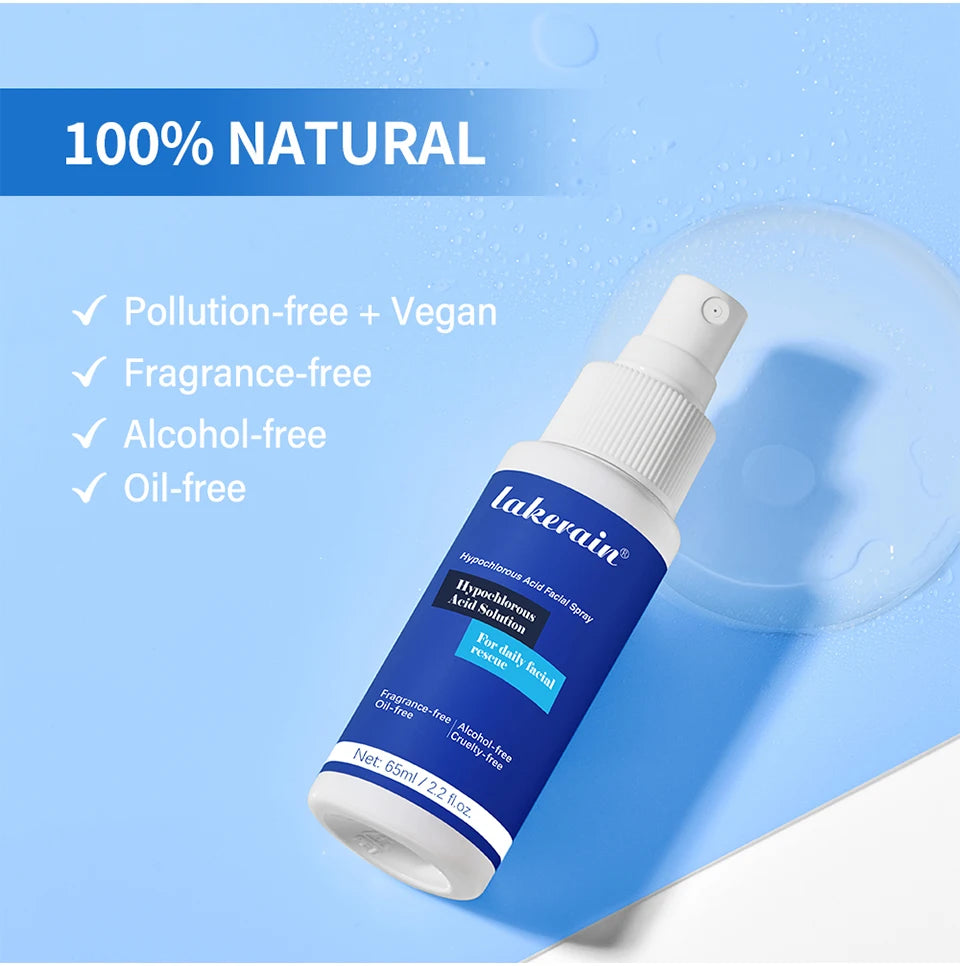 Hypochlorous Acid Facial Spray Skin Toner for Acne and Redness