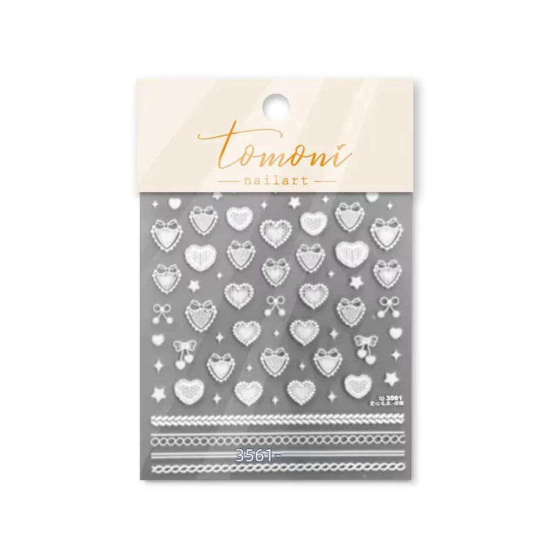 Christmas Nail Stickers Winter Nail Art Decals - 40