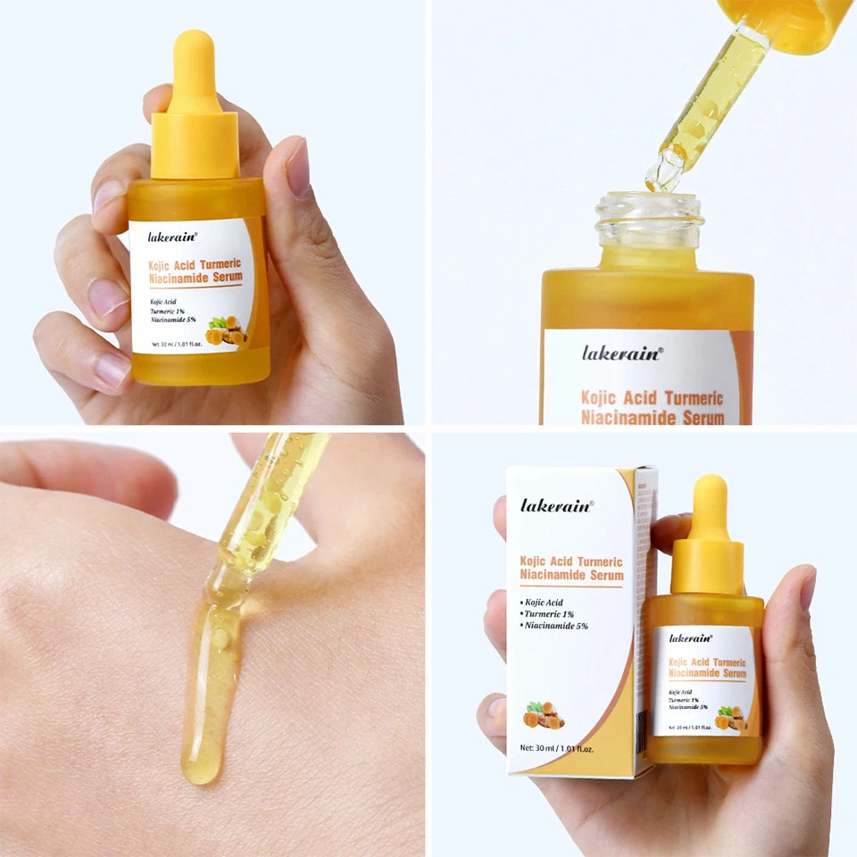 Kojic Acid Turmeric Niacinamide Serum Brightening Face Essence - 20