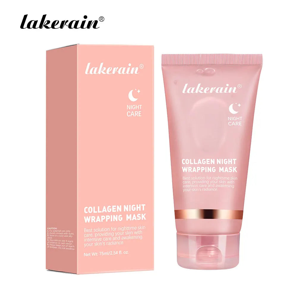 Collagen Overnight Peel Off Mask Korean Night Wrapping Face Treatment - 37