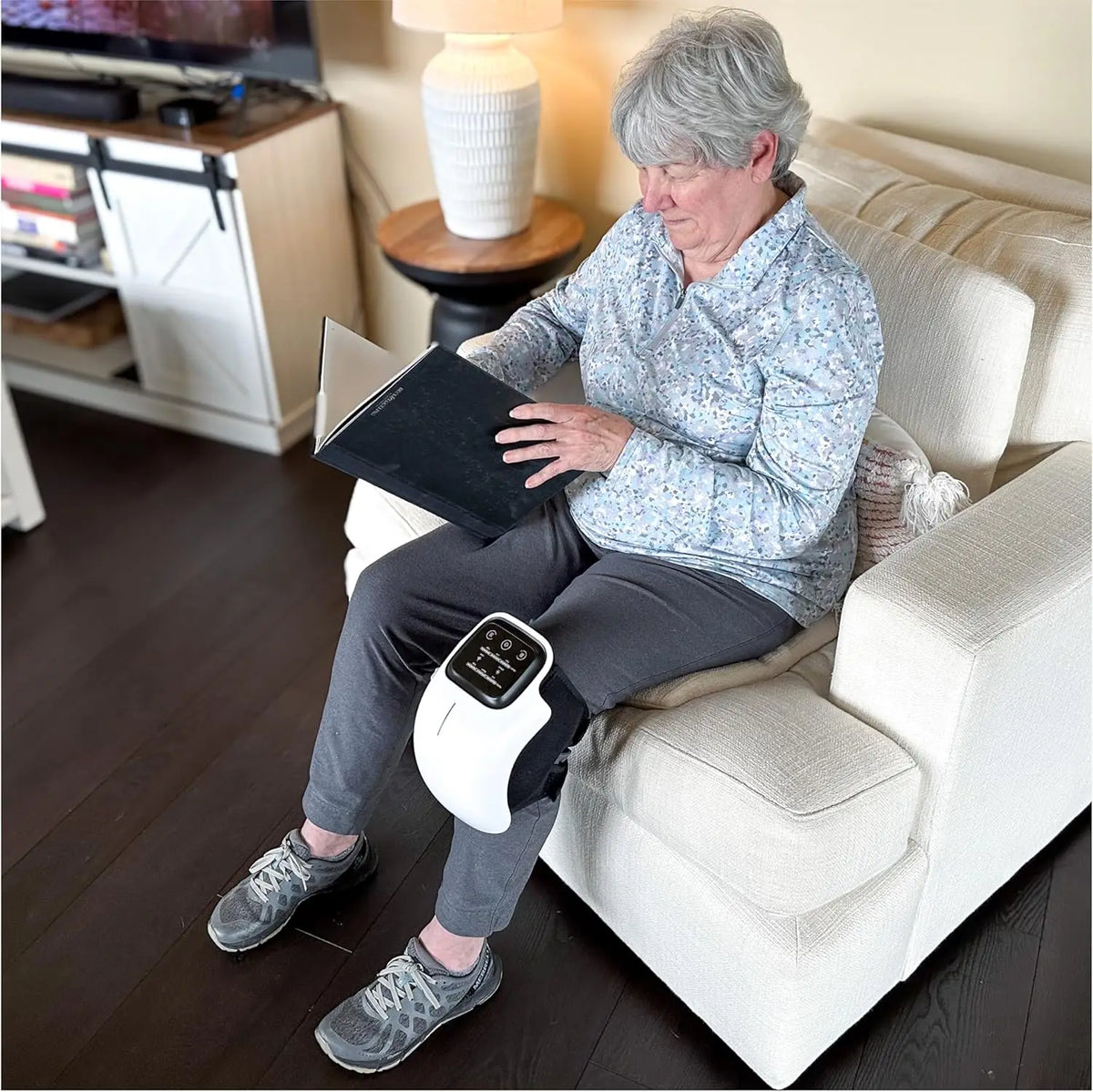 3 in 1 Knee Massager Heated Leg Joint Vibration Relief Machine