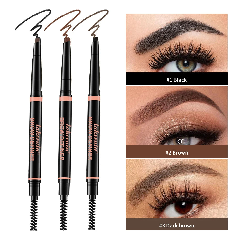 Waterproof Eyebrow Pencil Triangular Brow Definer Makeup Pen