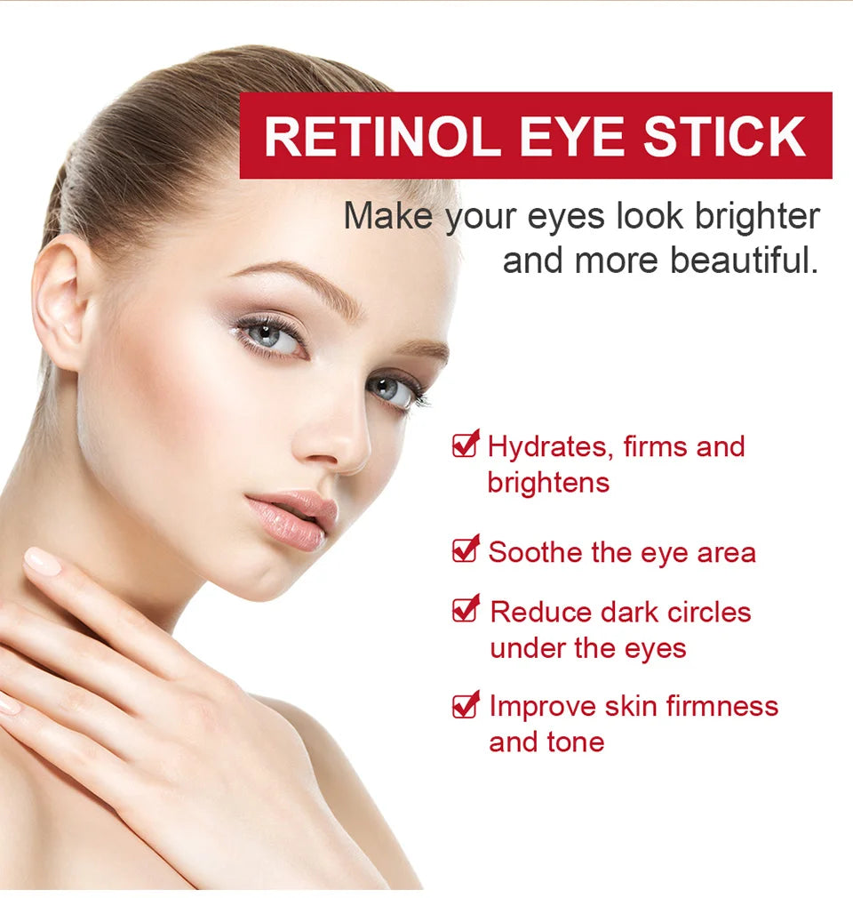 Retinol Eye Stick Anti Aging Firming Eye Cream for Dark Circles