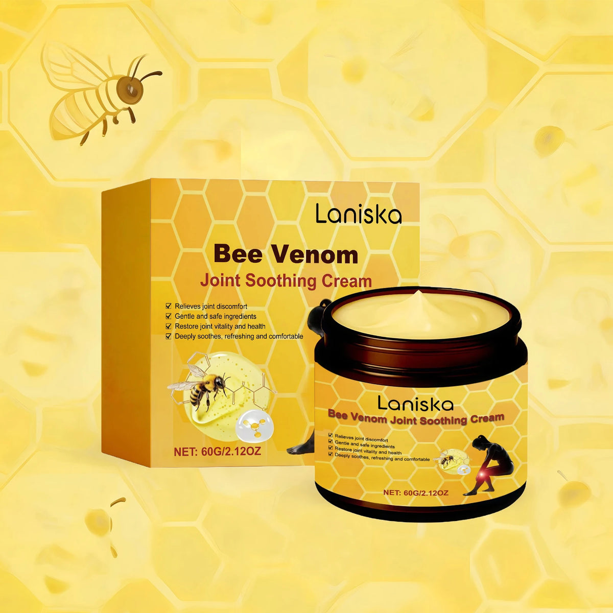 Bee Venom Joint Soothing Cream Muscle Recovery Massage Rub