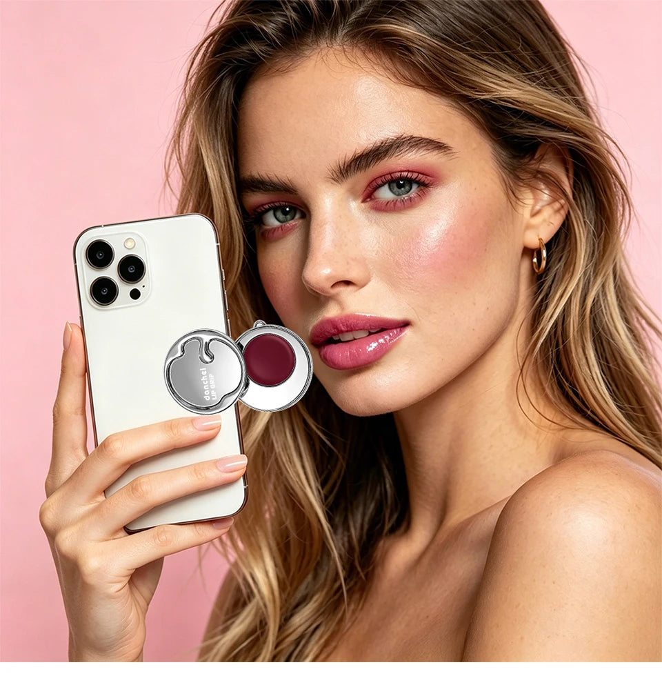 Magnetic Lip and Cheek Cream Nourishing Tinted Blush Balm