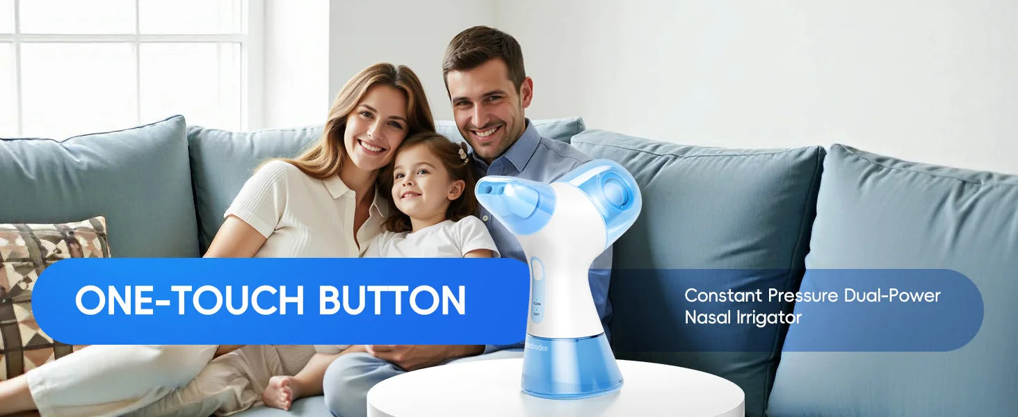 Portable Water Flosser and Sinus Irrigator Oral Nasal Cleaning Kit - 30