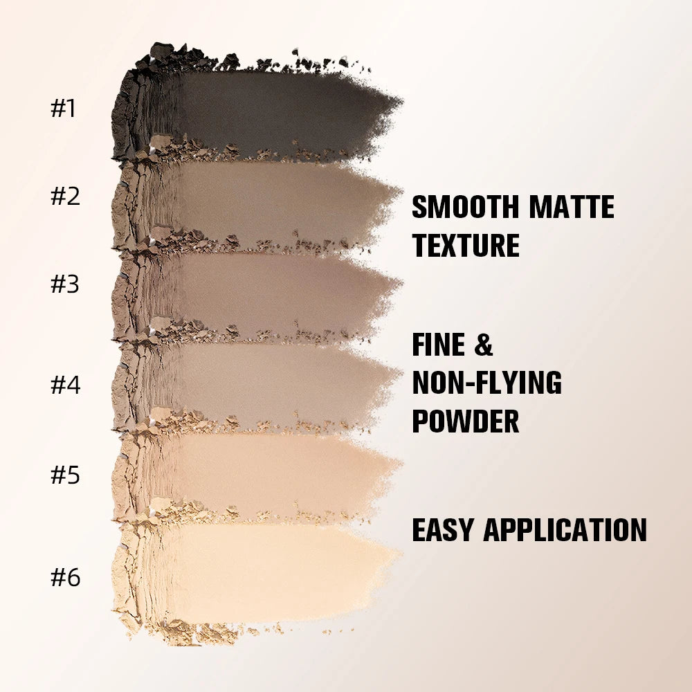 6 Color Eyeshadow Palette and Makeup Brush Set Matte Nude Eye Shadow