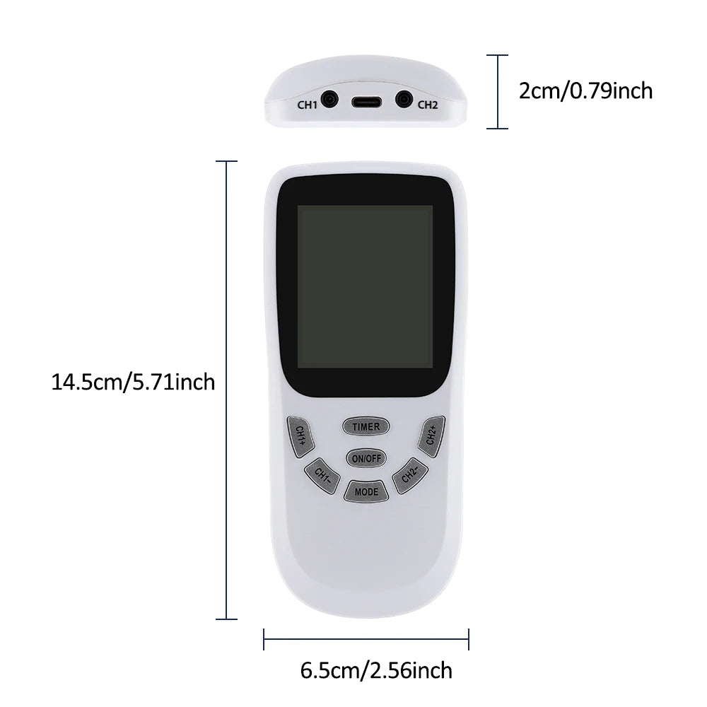 TENS Muscle Stimulator and EMS Body Massager - 12