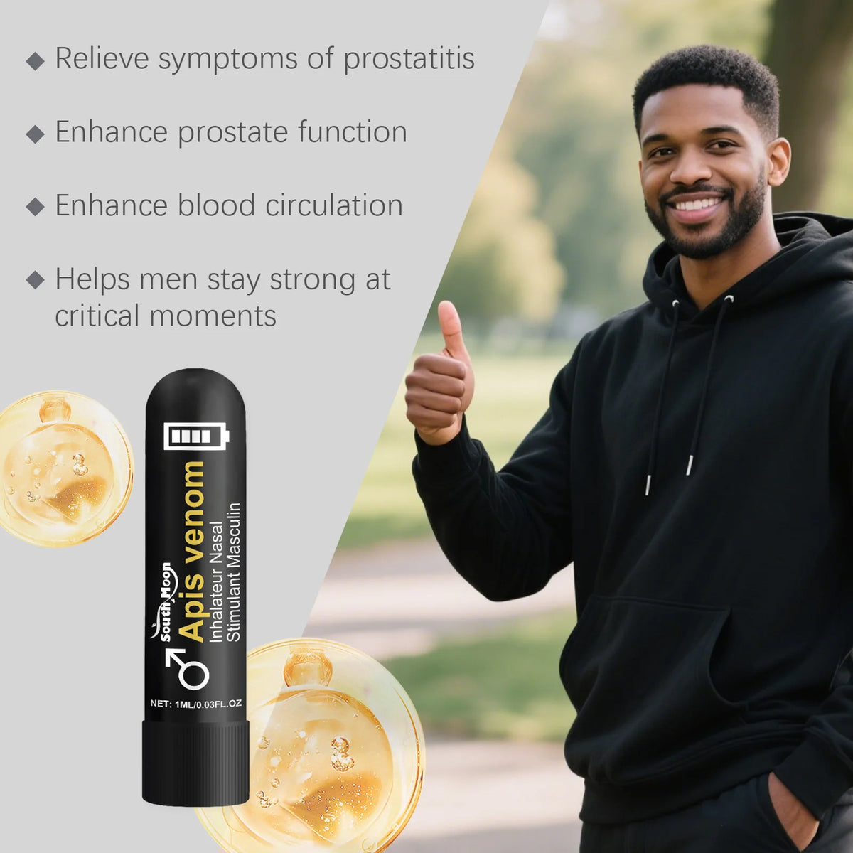 Men Nasal Inhaler Vitality And Charisma Daily Care Stick