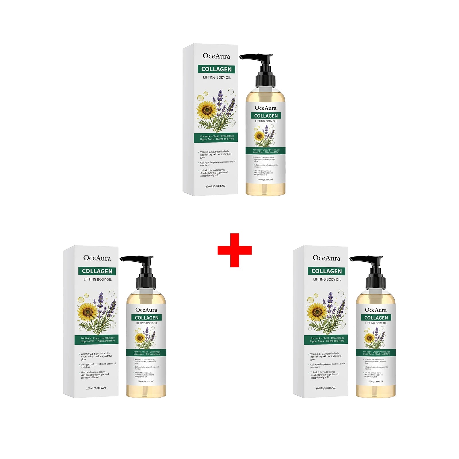 Collagen Body Oil Skin Tightening Moisturizer for Dry Rough Skin - 13