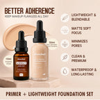 Liquid Foundation and Primer Set Long Lasting Makeup Base