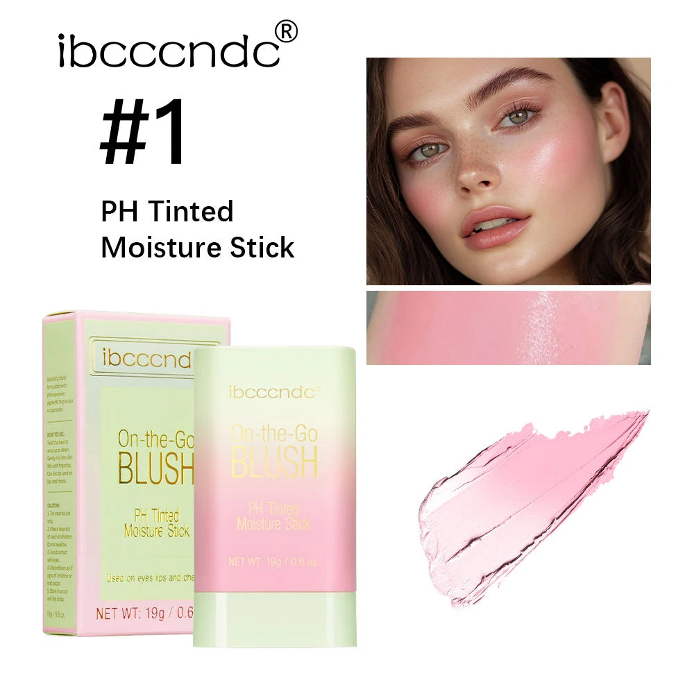 Tinted Blush Stick Moisturizing Cream Blusher for Cheeks and Lips - 26