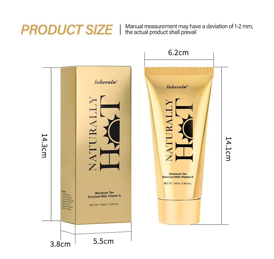 Hot Tanning Cream Self Tanner Bronzer for Natural Glow - 16