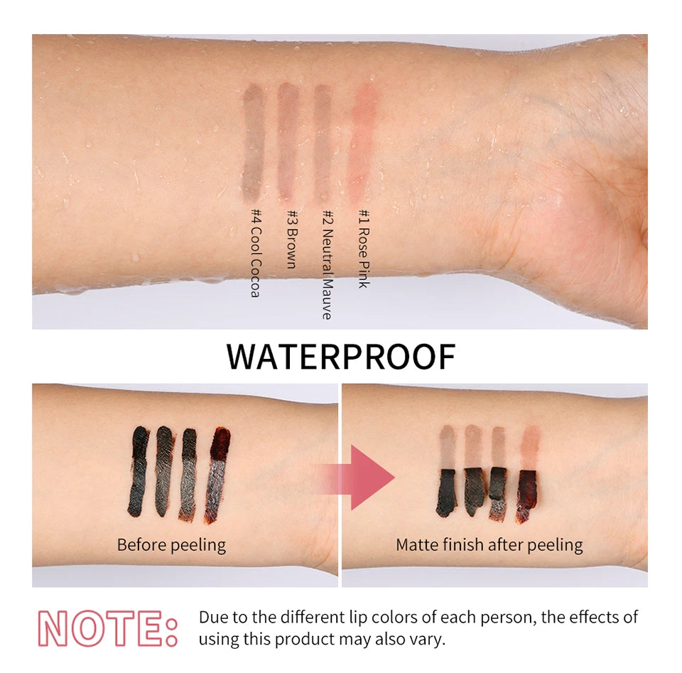 Peel Off Lip Liner Tattoo Lip Stain Waterproof Smudge Proof Liner