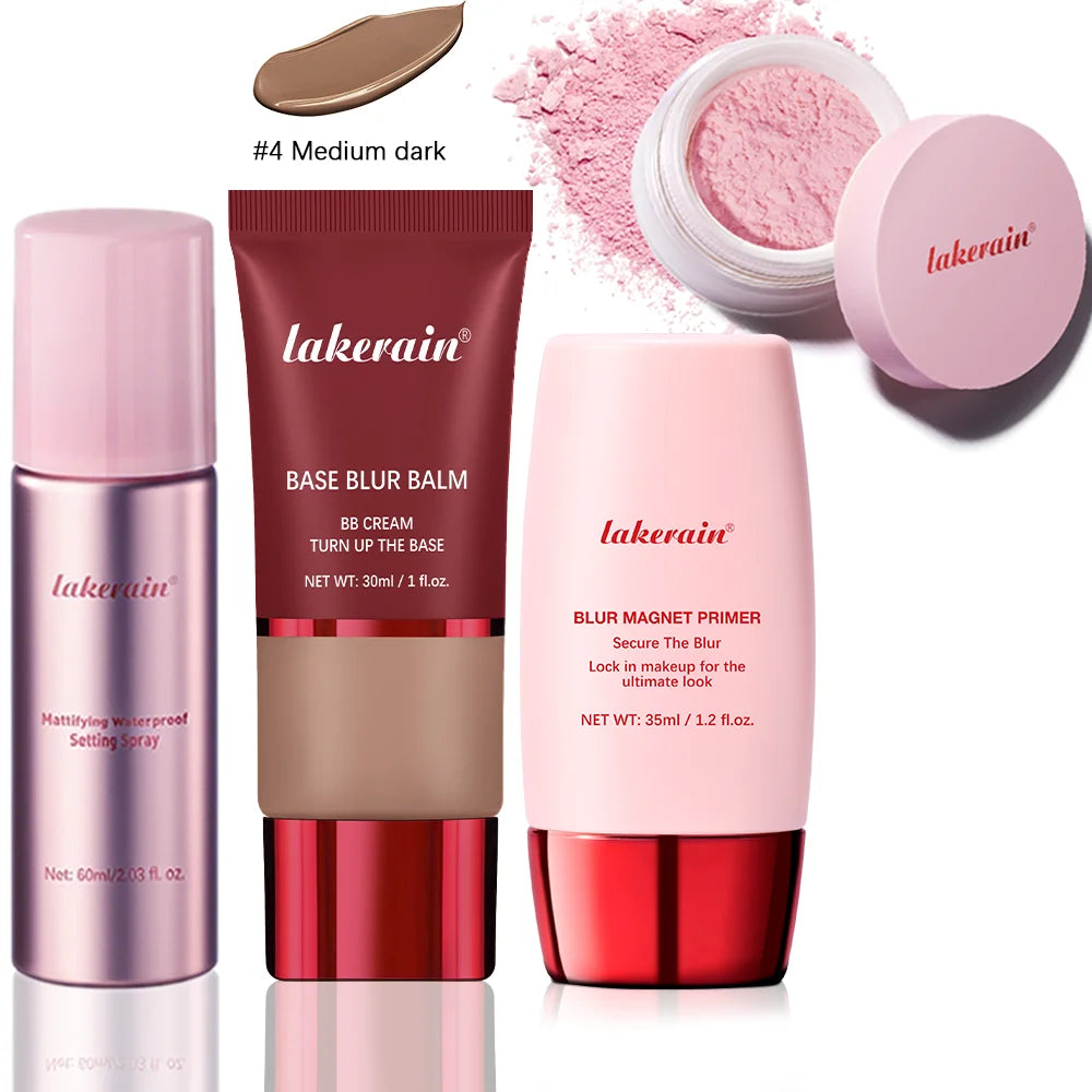 Professional Makeup Setting Kit Pore Blurring Face Base Set - 31
