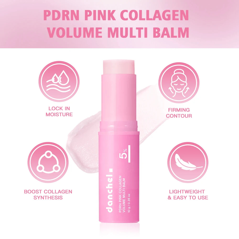 PDRN Pink Peptide Serum and Collagen Multi Balm Skin Care Set - 21
