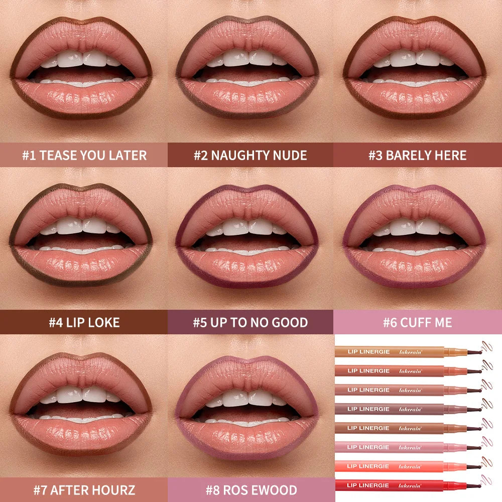 Waterproof Lip Liner Pencil Felt Tip Lip Stain Pen - 4