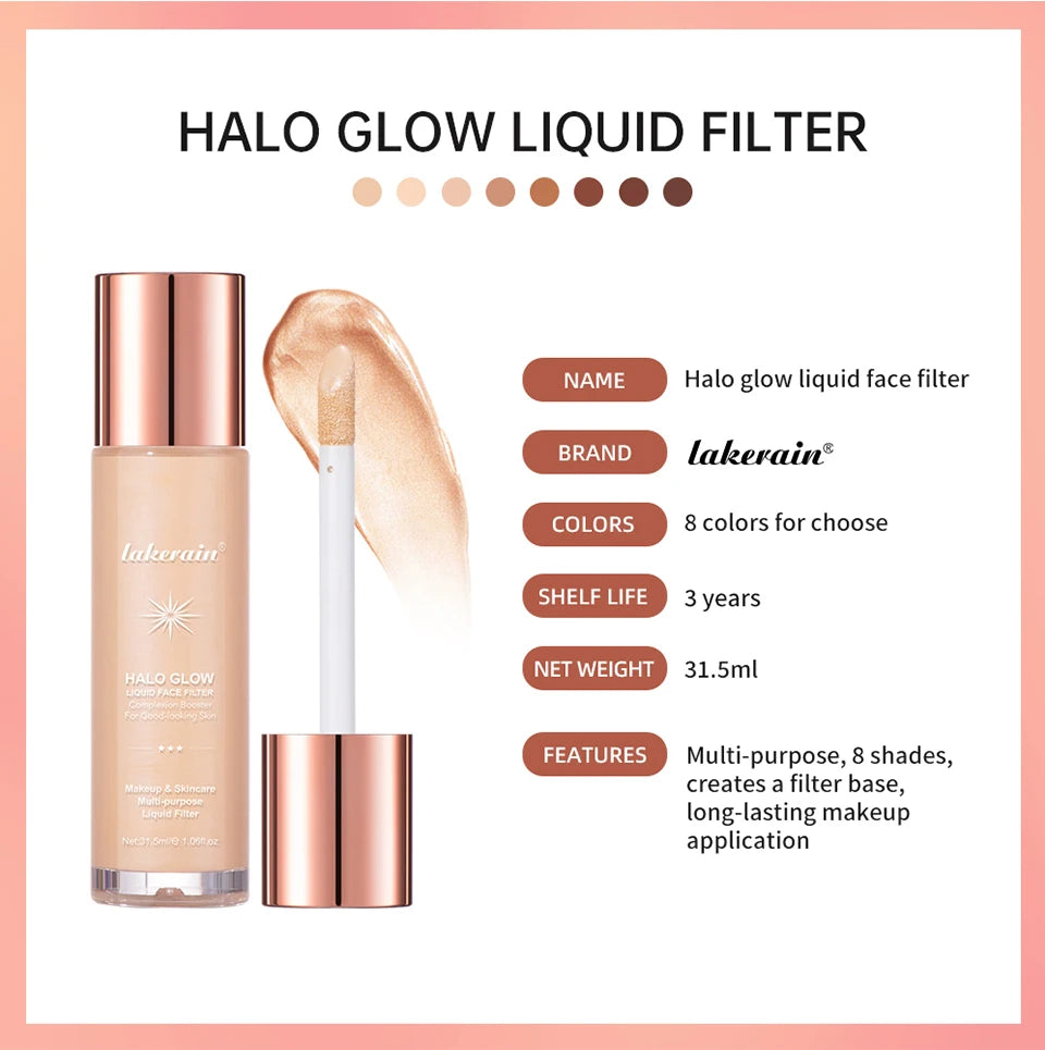Liquid Face Highlighter Makeup Glow Boosting Illuminating Serum