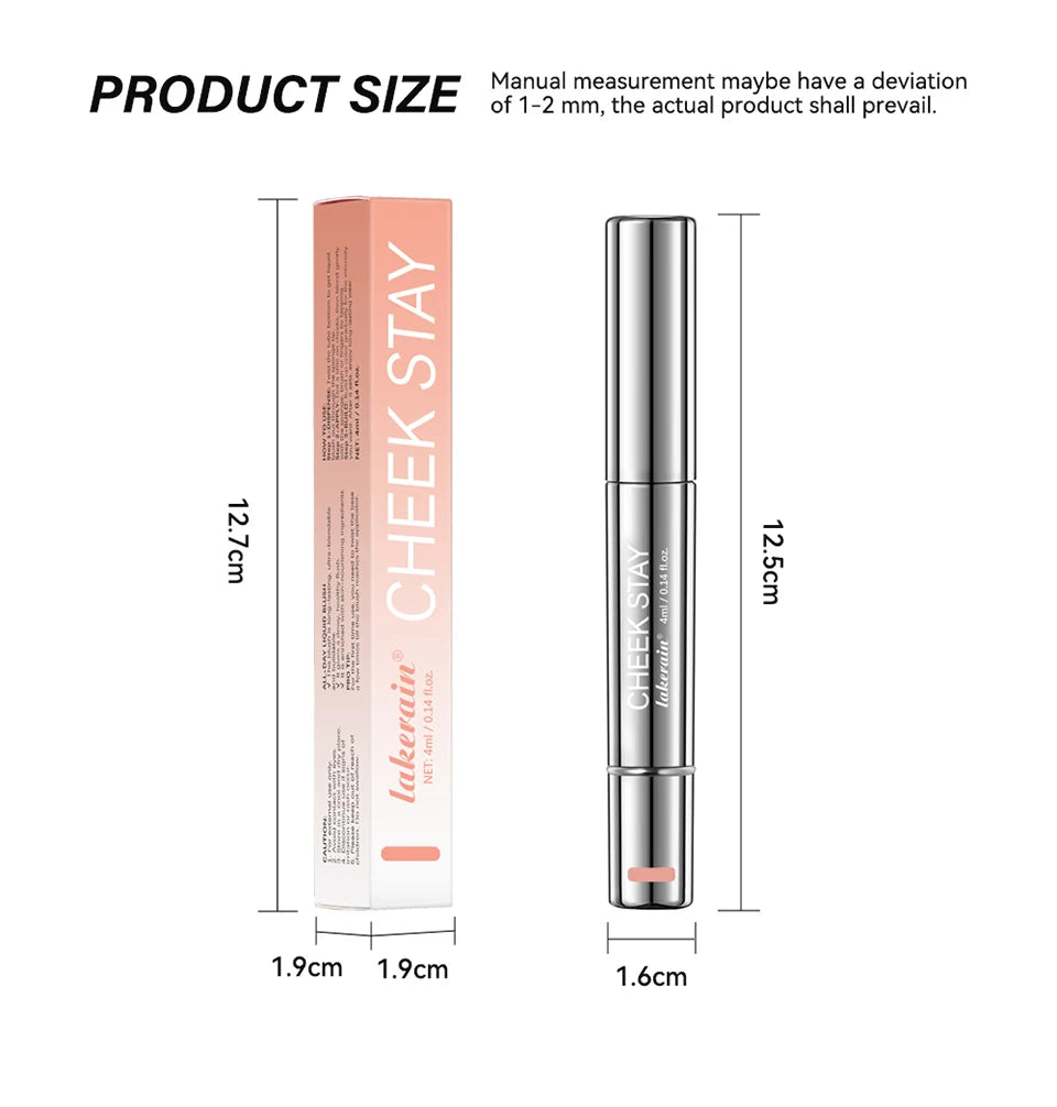 Liquid Blush Stick Sponge Tip Face Makeup Blusher