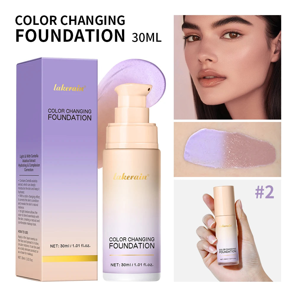 Color Changing Foundation Liquid Makeup Concealer - 22