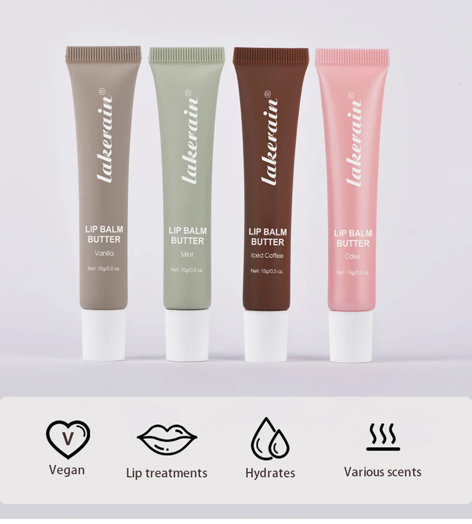 Hydrating Lip Balm Butter Moisturizing Lip Glow Oil