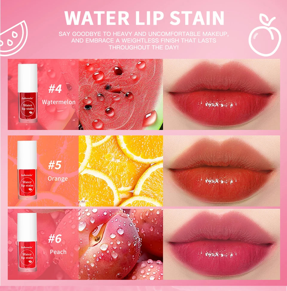 Water Lip Stain and Liquid Blush Long Lasting Tint - 10