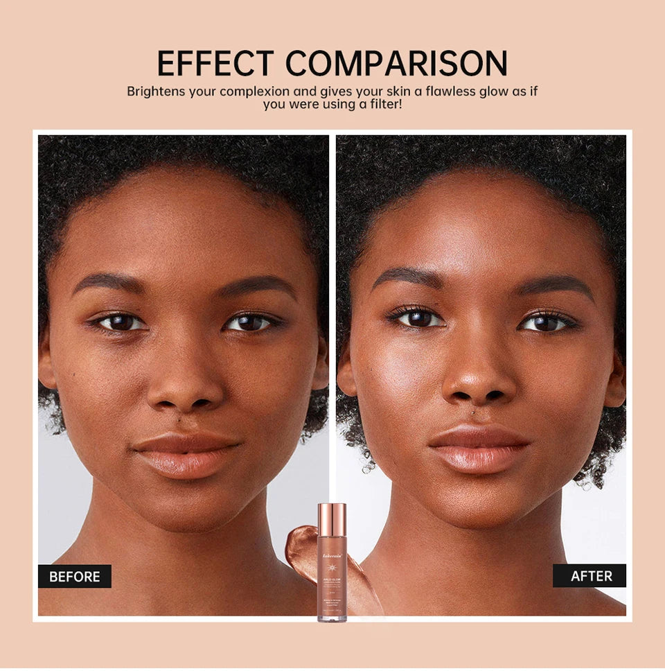 Liquid Face Highlighter Makeup Glow Boosting Illuminating Serum