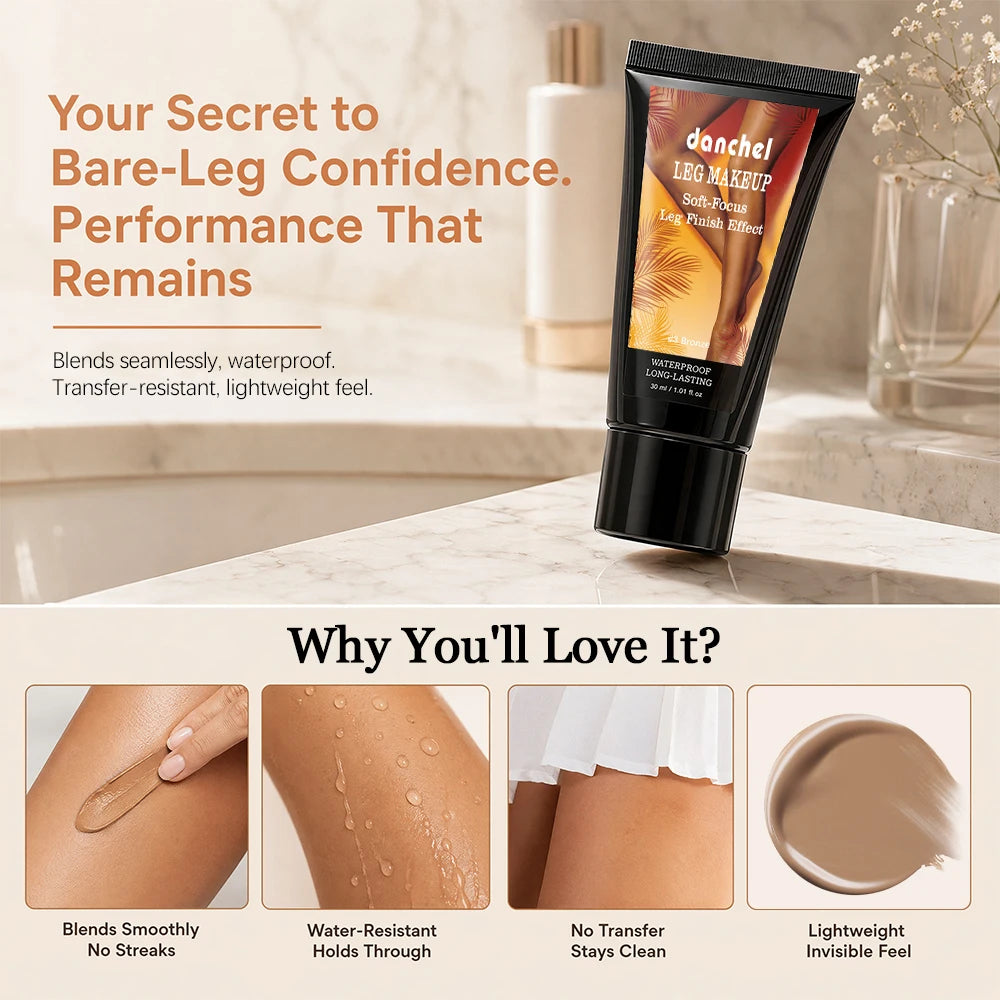Leg Makeup Body Foundation and Waterproof Skin Concealer - 2