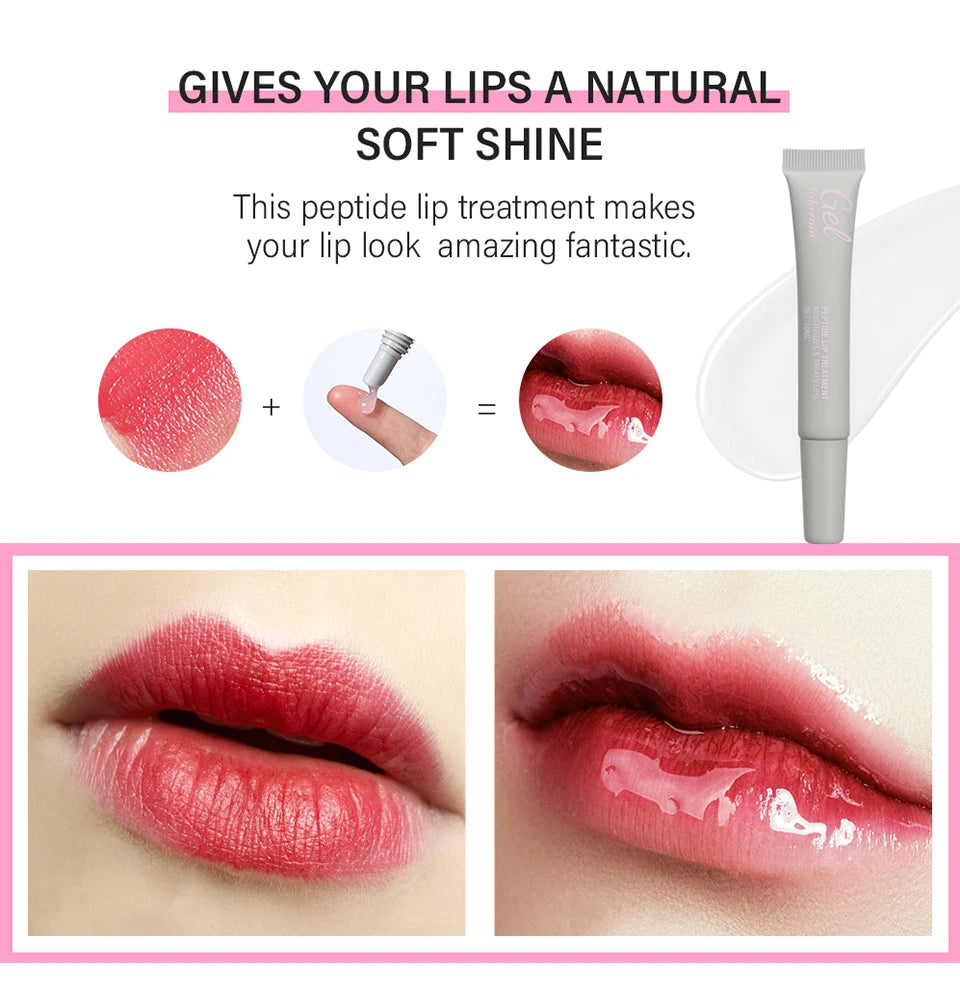 Peptide Lip Treatment Moisturizing Lip Balm Care Gel - 13