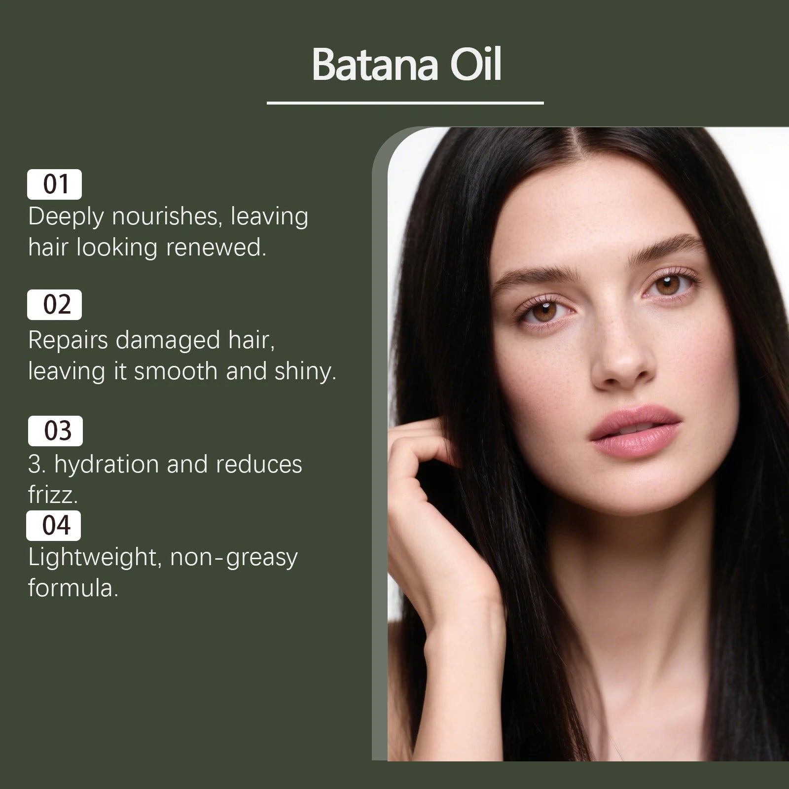 Batana Oil Hair Serum Scalp Treatment for Stronger Growth and Shine - 10