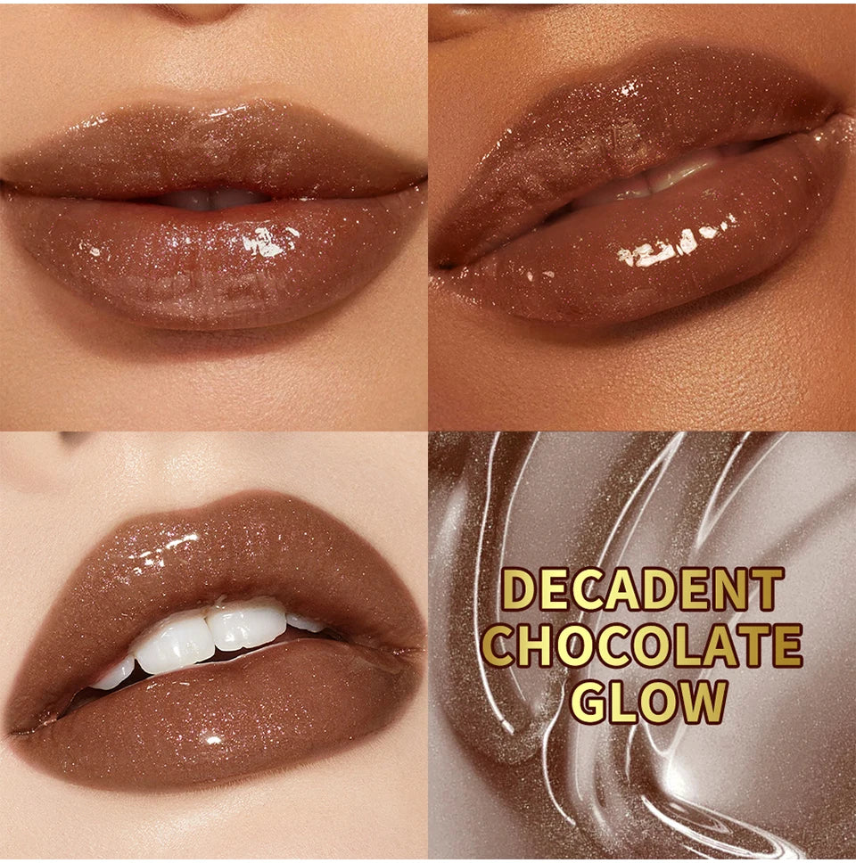 Honey Chocolate Lip Glaze and Moisturizing Lip Gloss Set - 26