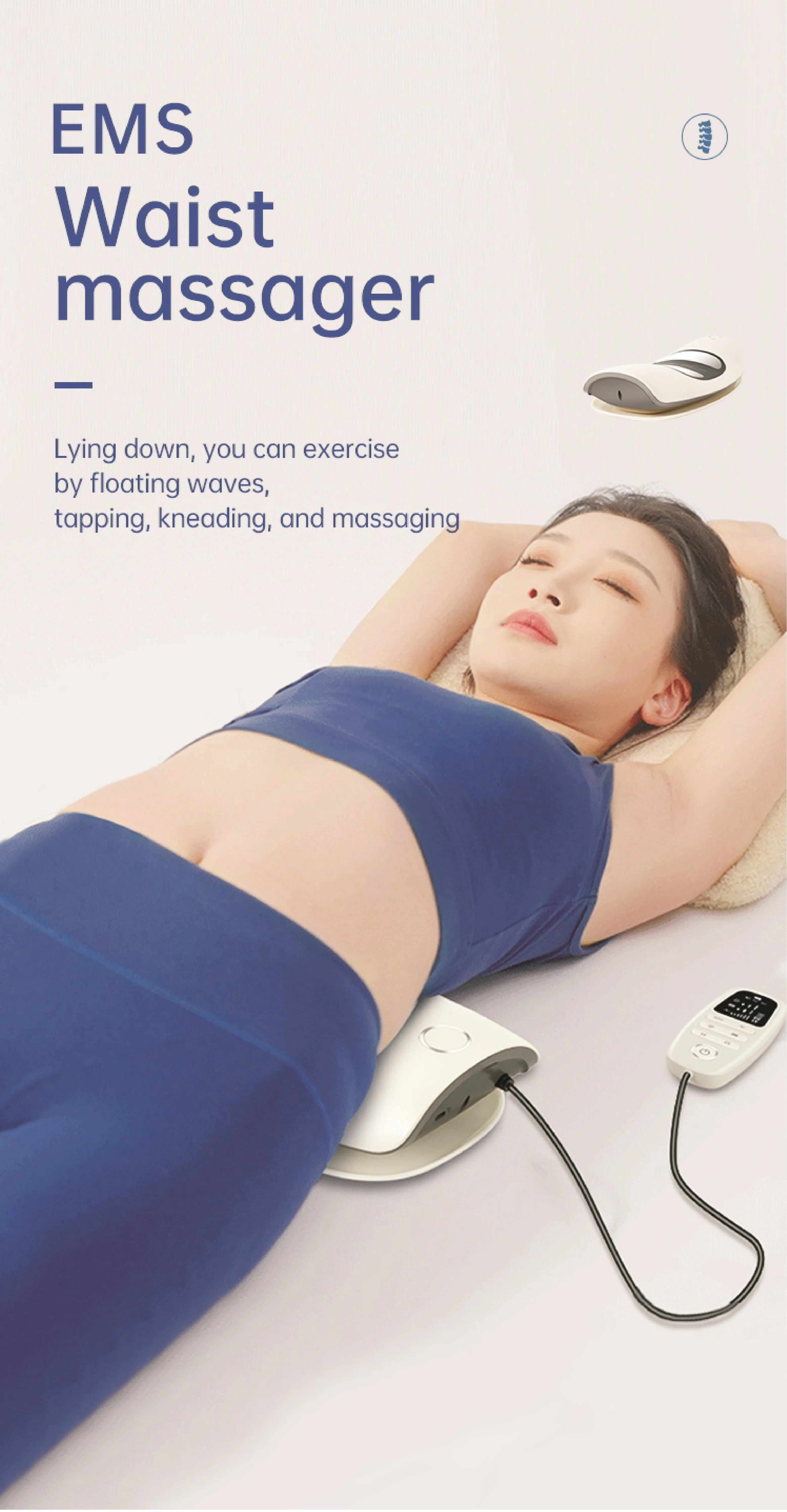Electric Lumbar Traction Massager Back Stretcher Spine Support Device - 7