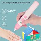 Kids 3D Printing Pen Low Temperature 3D Drawing Pencil for Children