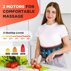 Back Massager Belt with Heat and Vibration Lumbar Support Brace