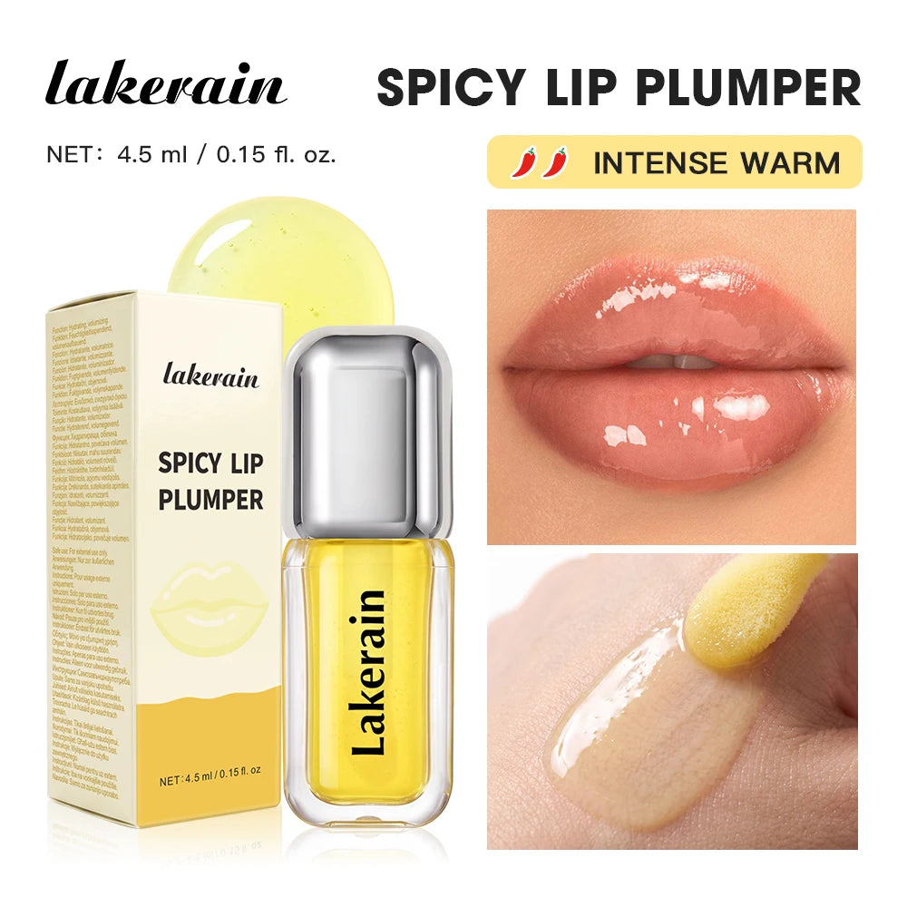Spicy Lip Plumper Gloss Instant Volumizing Lip Enhancer Serum - 19