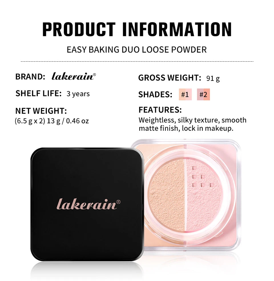 Color Correcting Setting Powder Matte Loose Finishing Powder