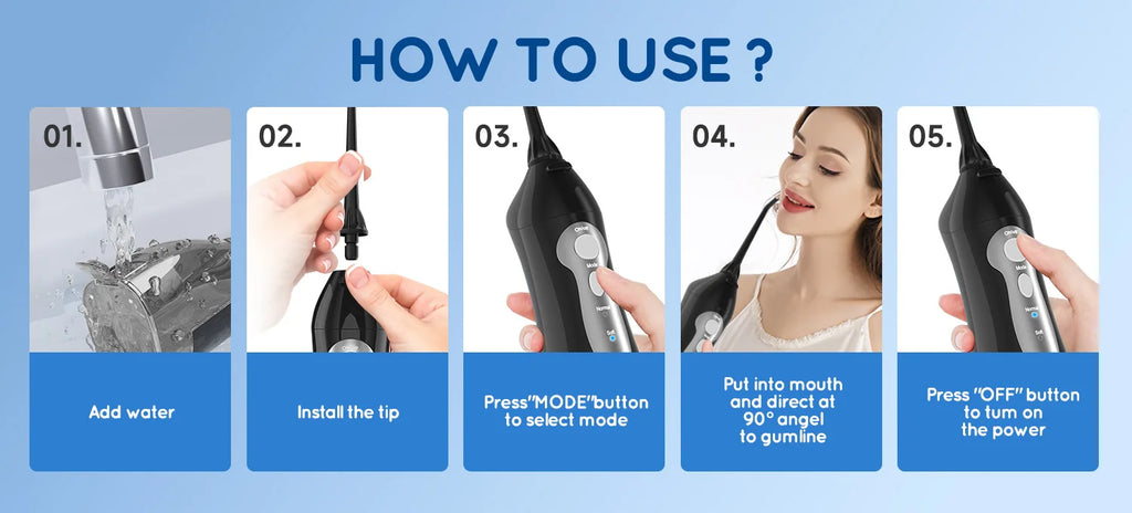 3 in 1 Oral Care Kit Water Flosser and Electric Toothbrush Set