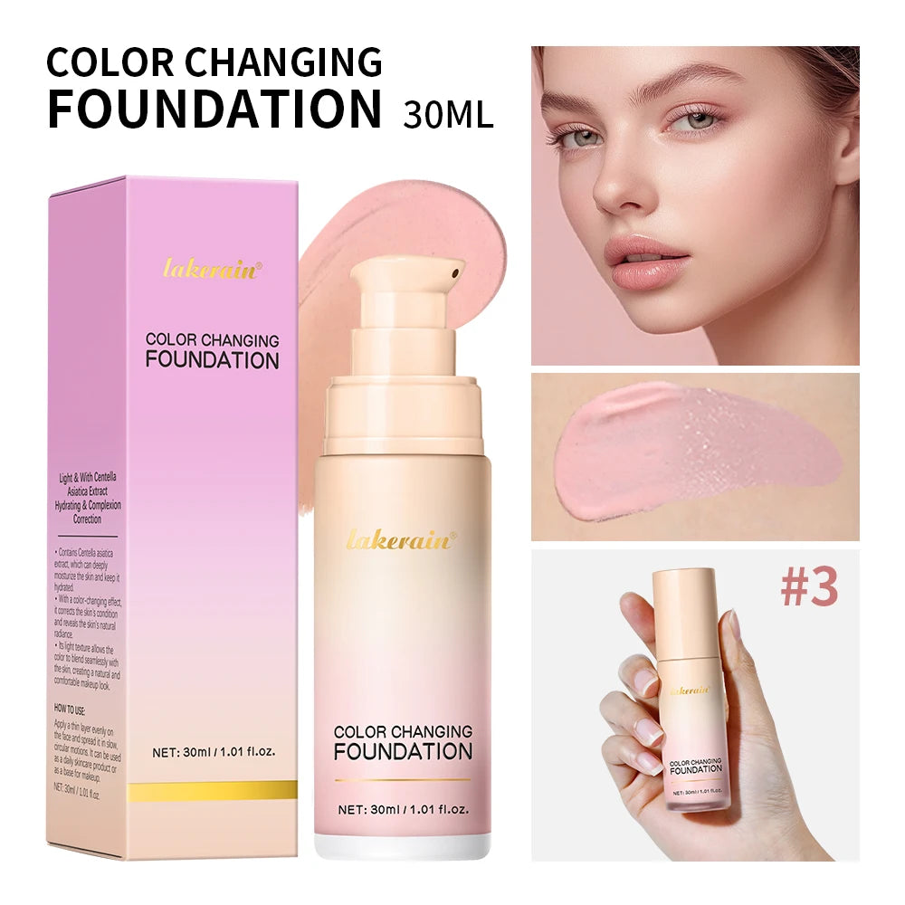 Color Changing Foundation Liquid Concealer Makeup - 21