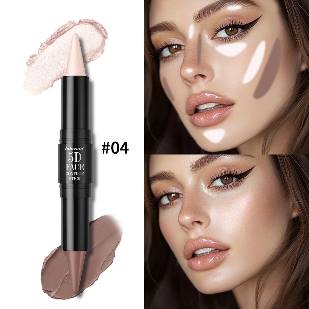 Dual Ended Contour Stick Bronzer and Highlighter Makeup Pen - 21