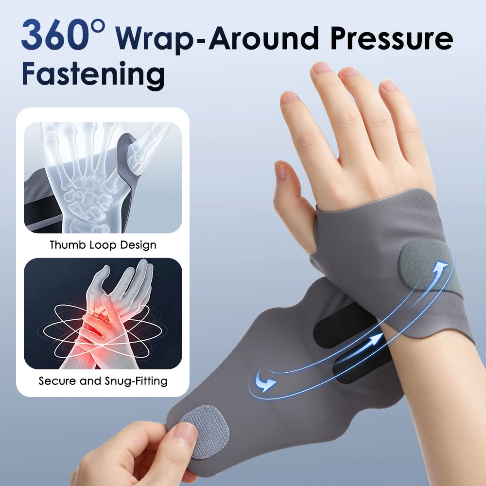 EMS Wrist Massager Electric Wrist Brace Hand Recovery Wrap - 10