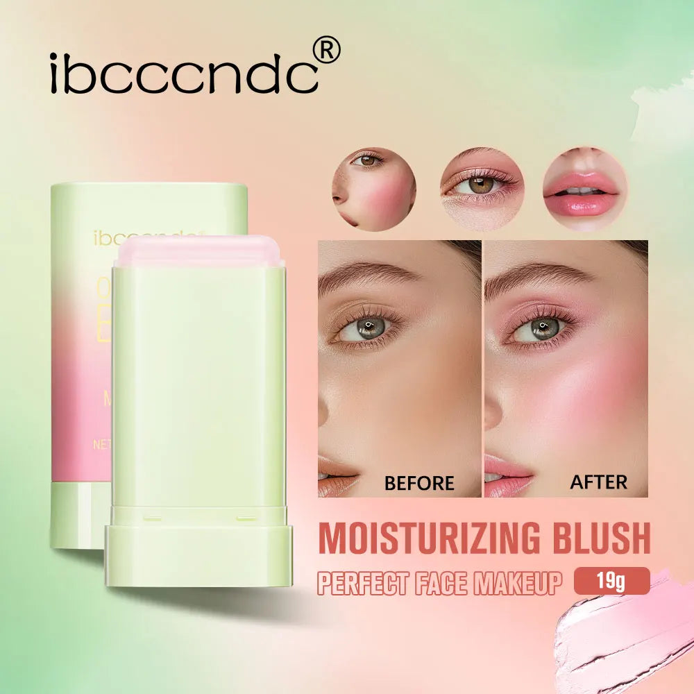 Tinted Blush Stick Moisturizing Cream Blusher for Cheeks and Lips - 2