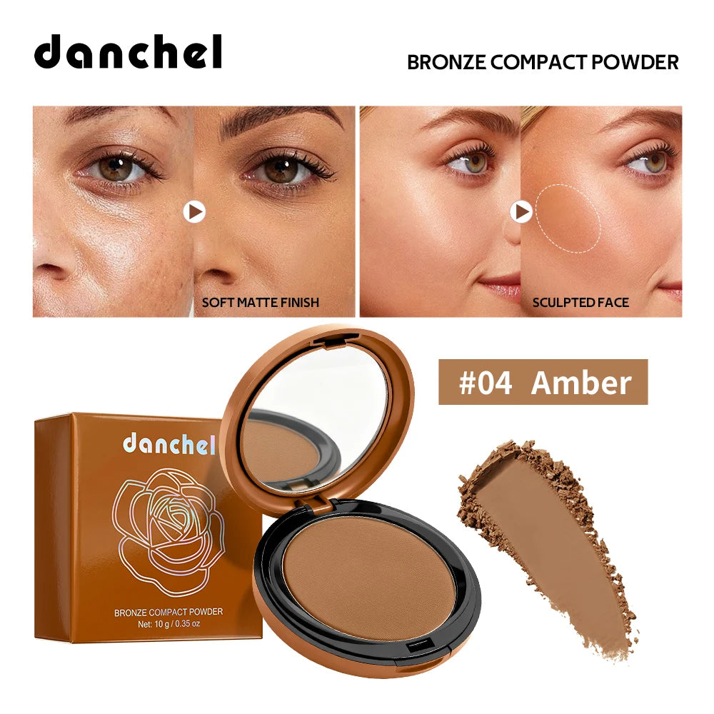 Matte Bronze Pressed Powder Contour and Setting Face Powder